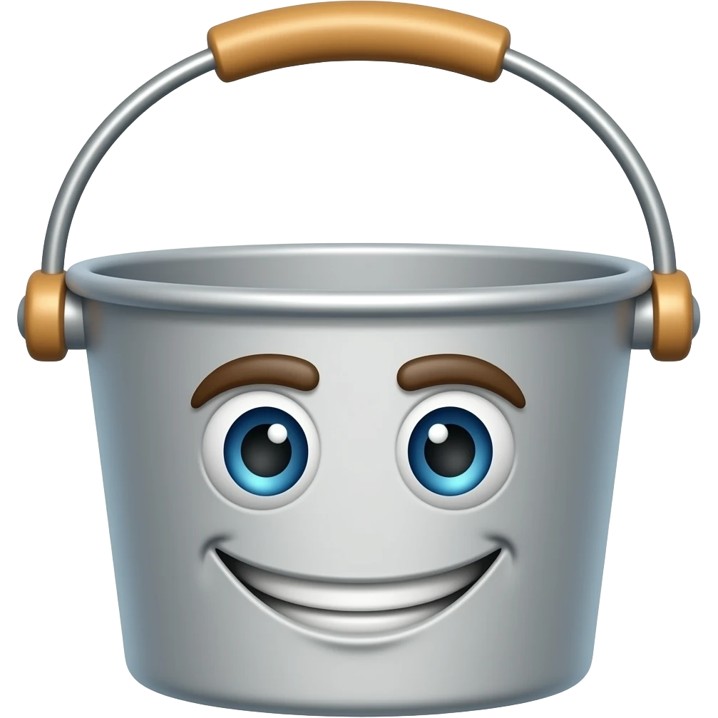face bucket emoji