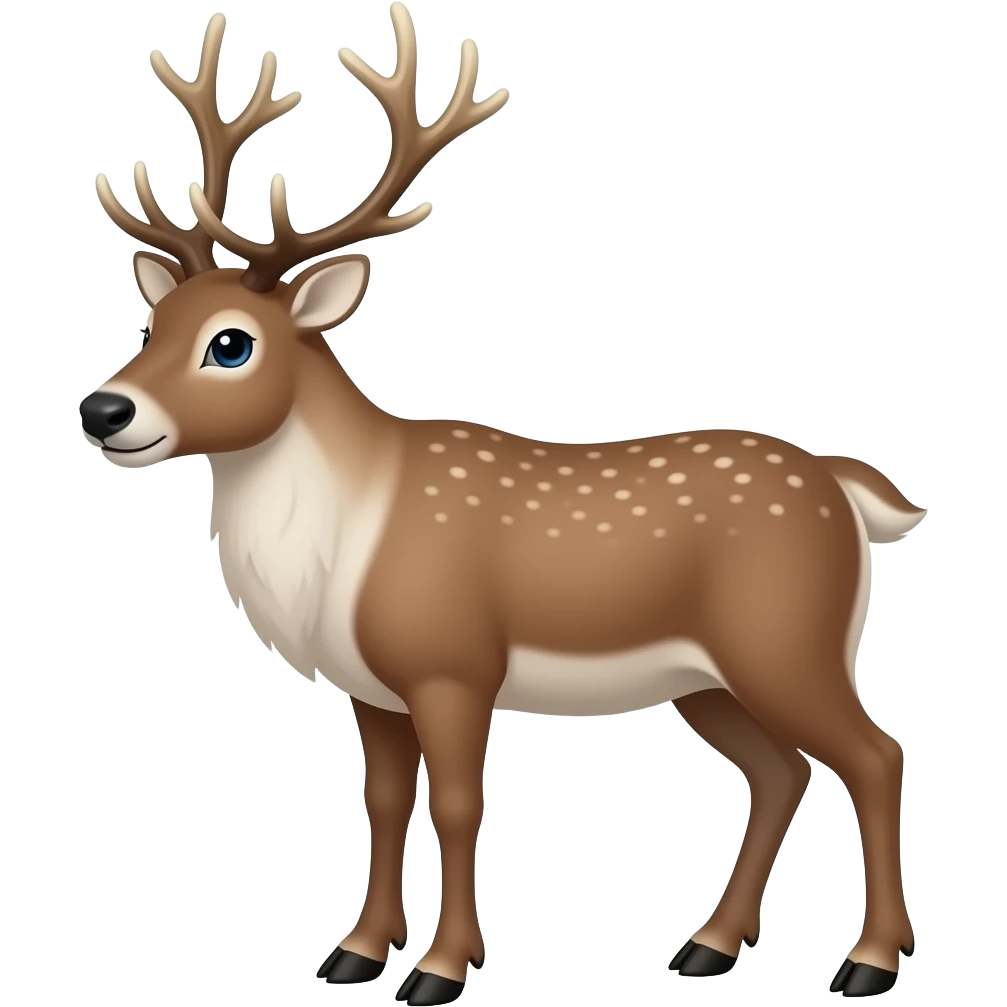 reindeer emoji