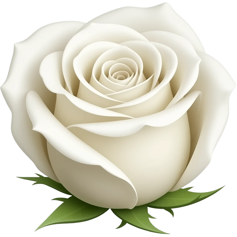 White rose emoji