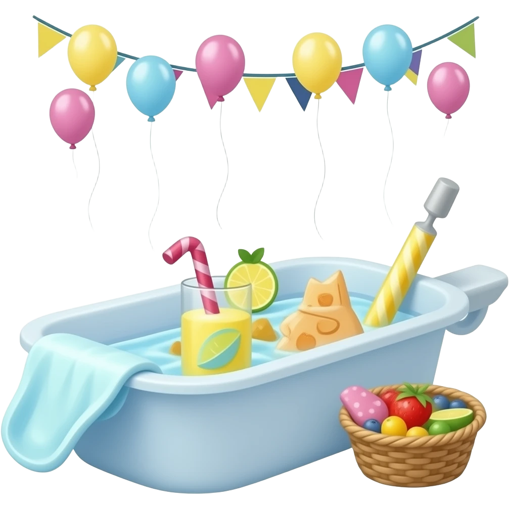 Spa party emoji