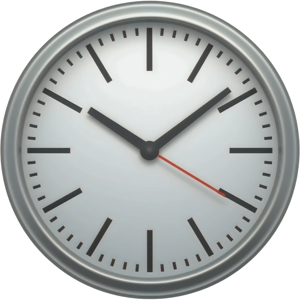 horloge emoji