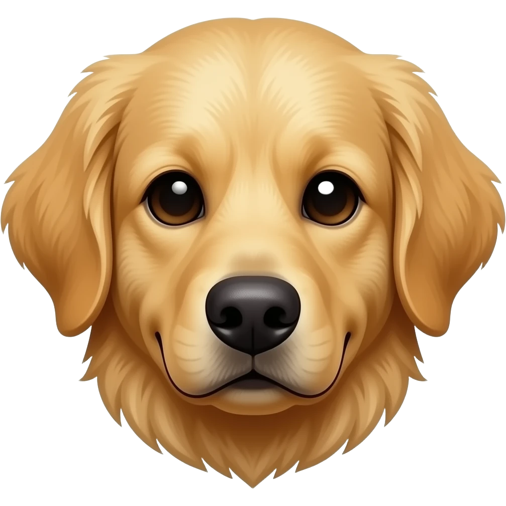 golden retriever face prisoner emoji