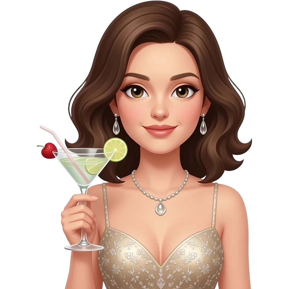 sexy cocktail dress emoji