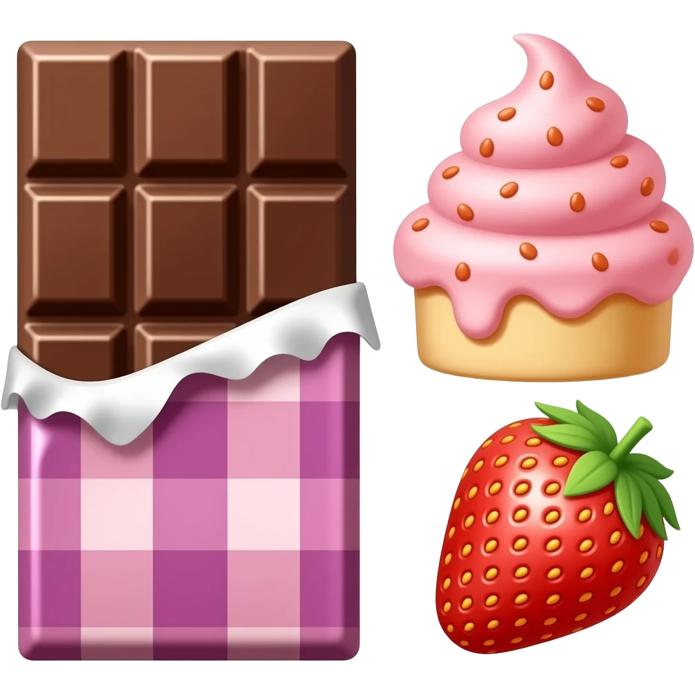 🍫🍨🍓🍨 emoji