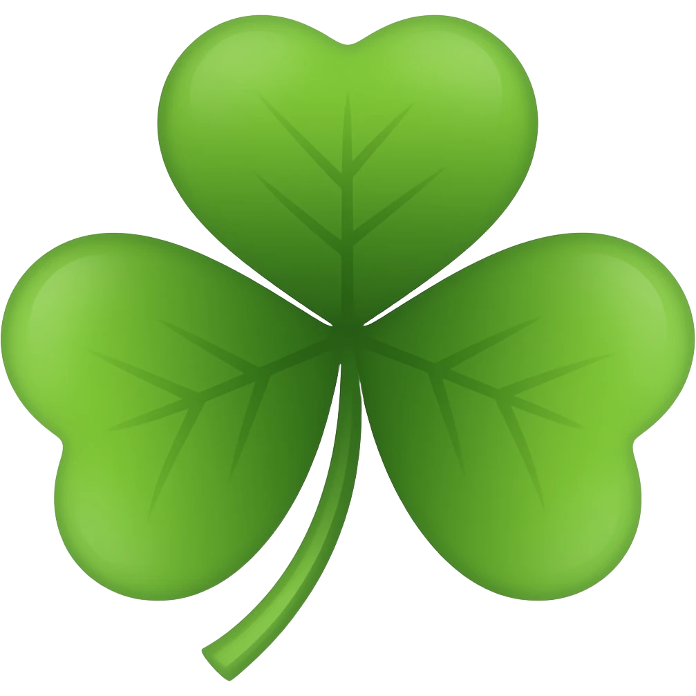 3 leaf clover emoji