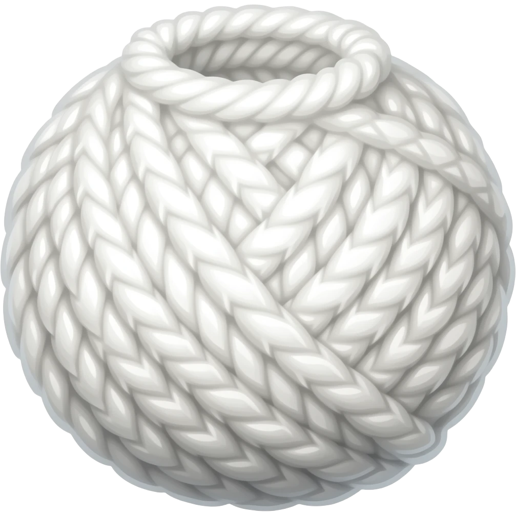 white wool emoji