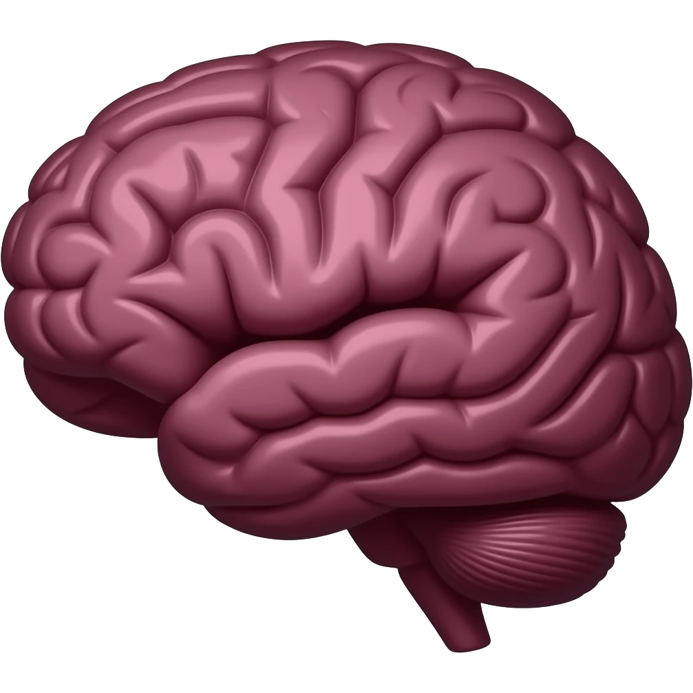 darker burgundy brain emoji
