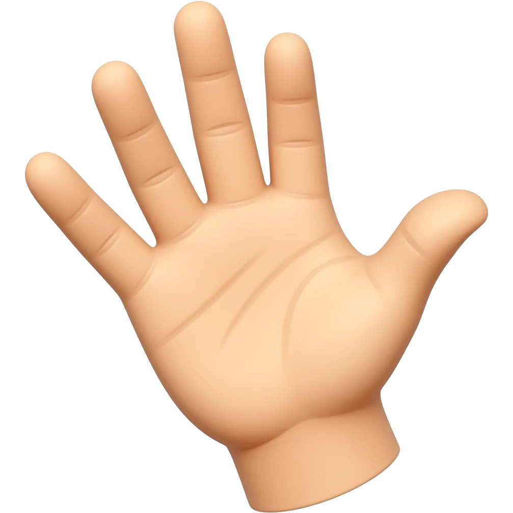 Tú hand emoji