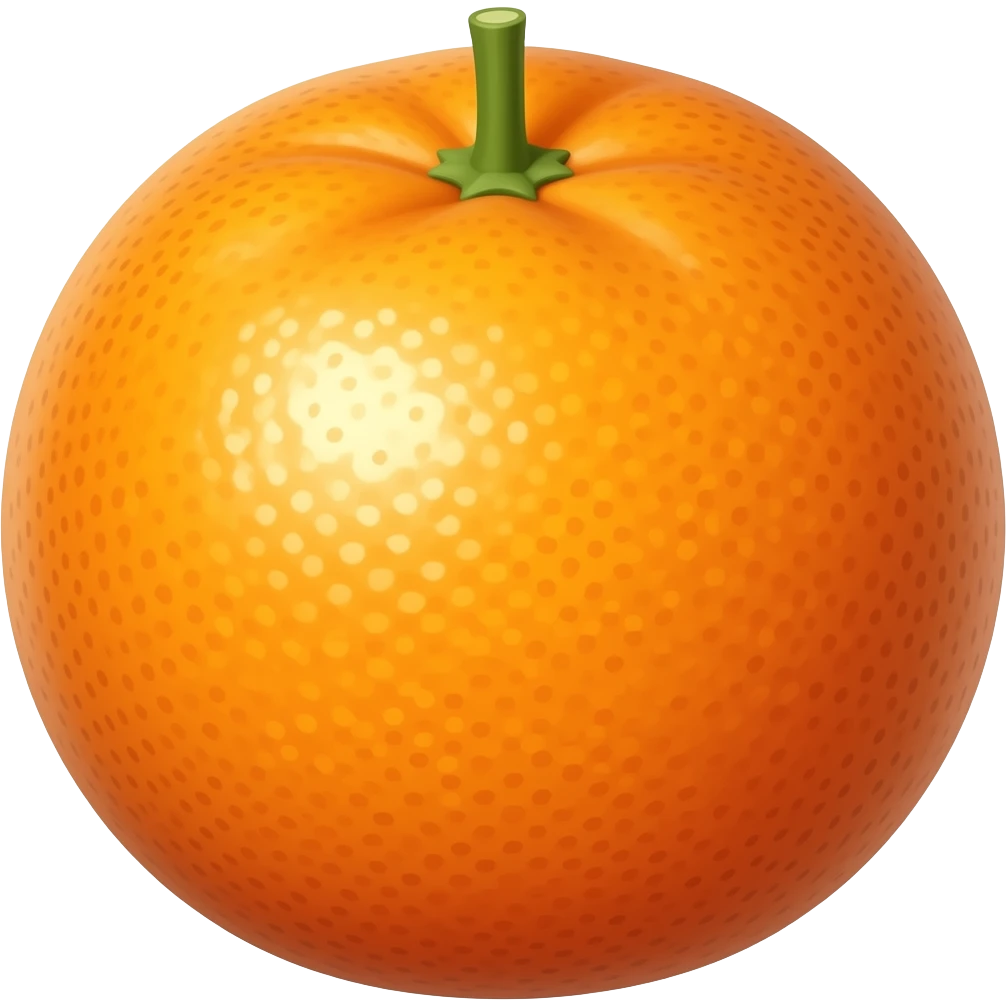 clémentine sans queue verte emoji