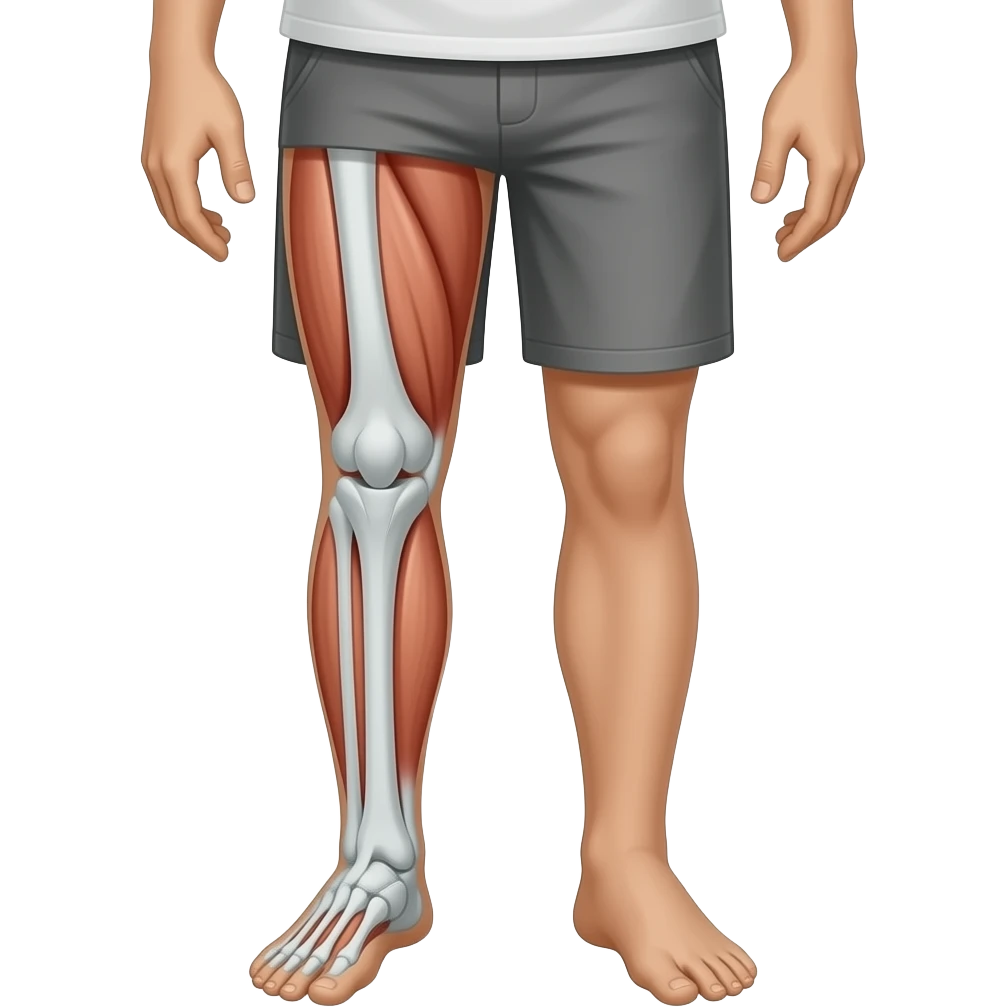 Coxa Perna fisioterapia emoji