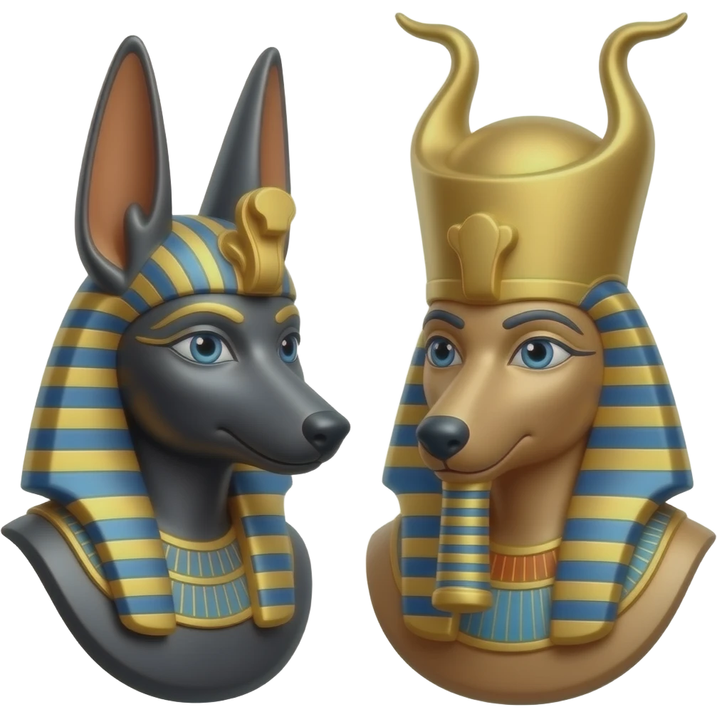 Anubis Statues emoji