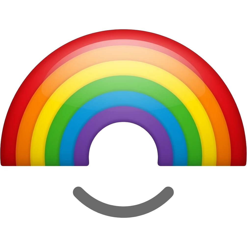 Rainbow Face emoji