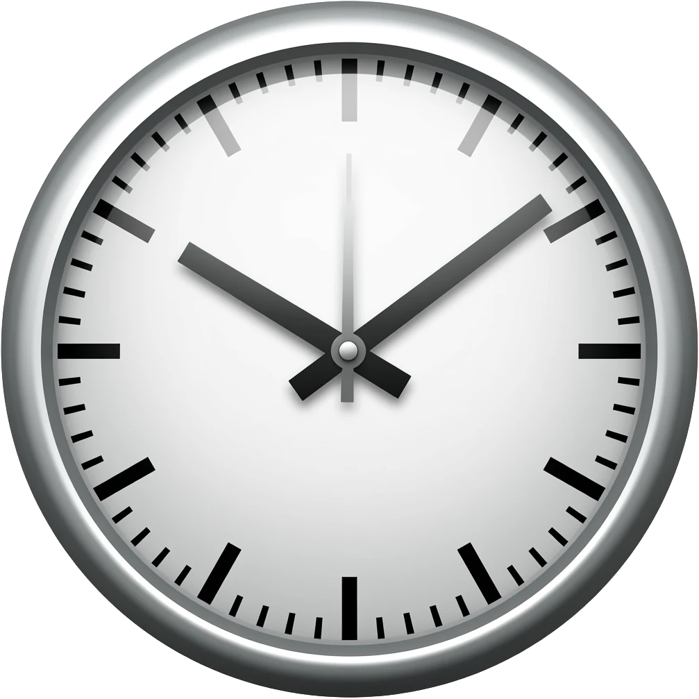 timeclock emoji