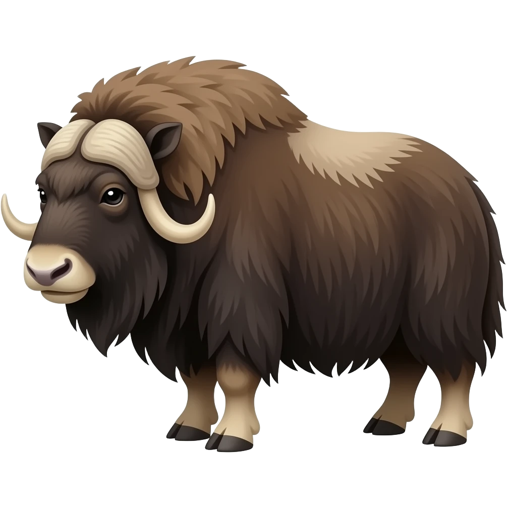 Muskox emoji