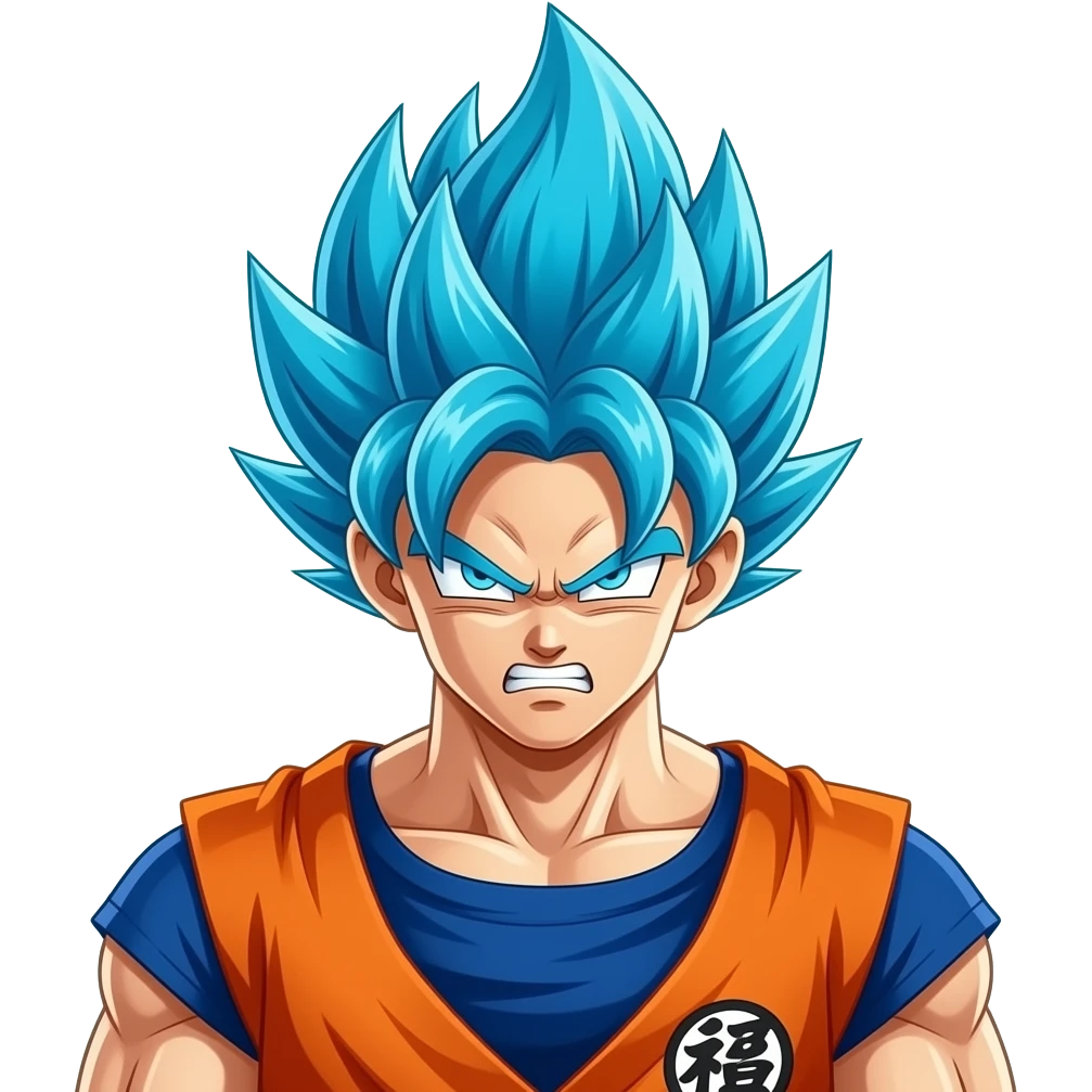 Goku fase blue emoji
