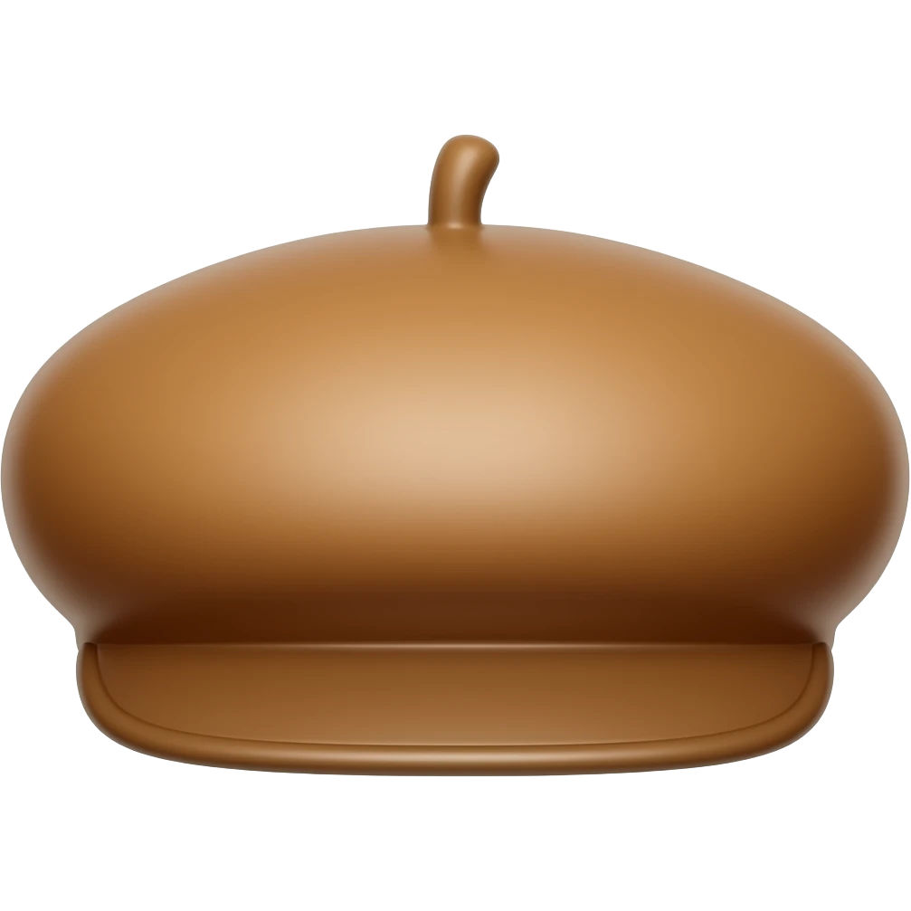 brown Beret emoji