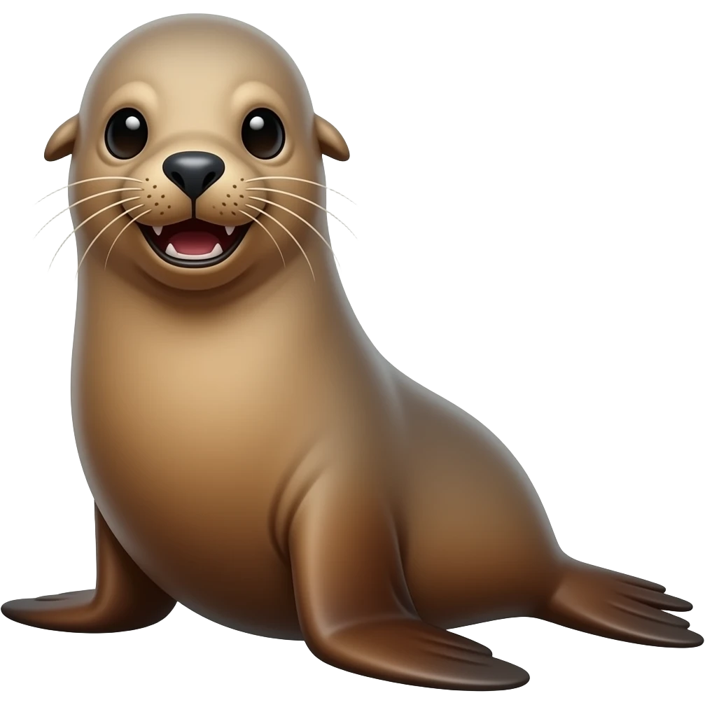 sealion smiling emoji