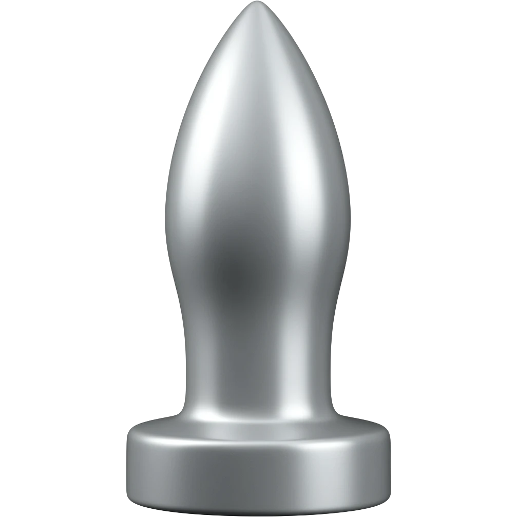 silver butt plug emoji