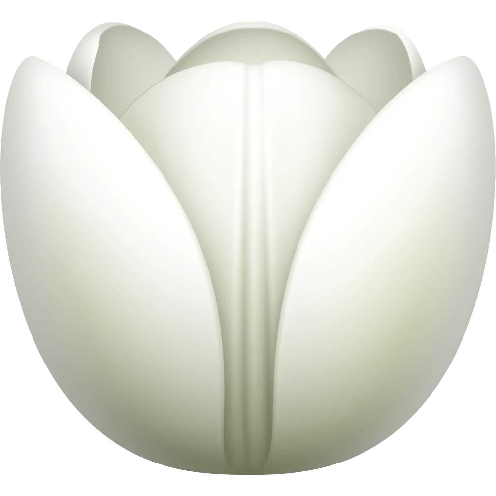 White tulip emoji