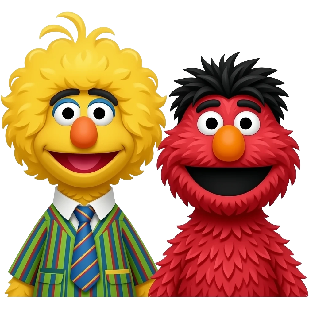 Bert and Ernie from Sesame Street emoji