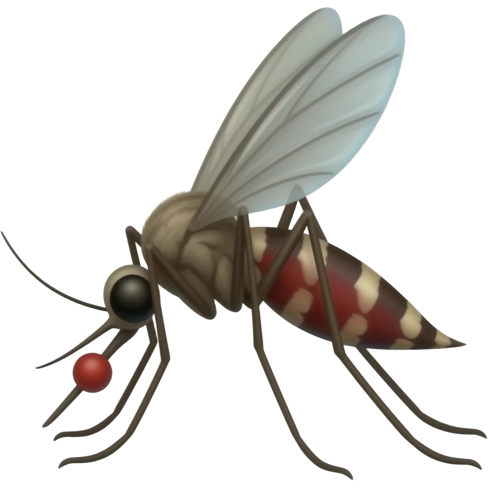 Mosquito biting us emoji