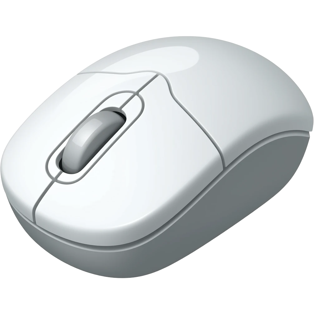 White Mouse PC emoji