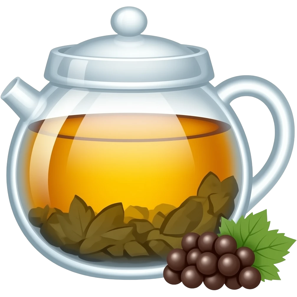 grape oolong tea emoji