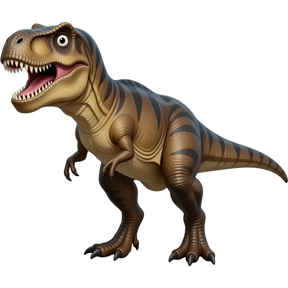 Tyrannosaurus rex white eyes emoji