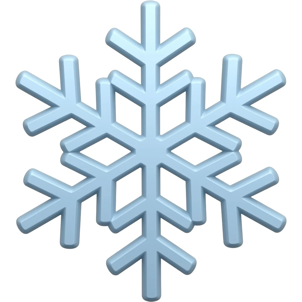 Snowflake emoji