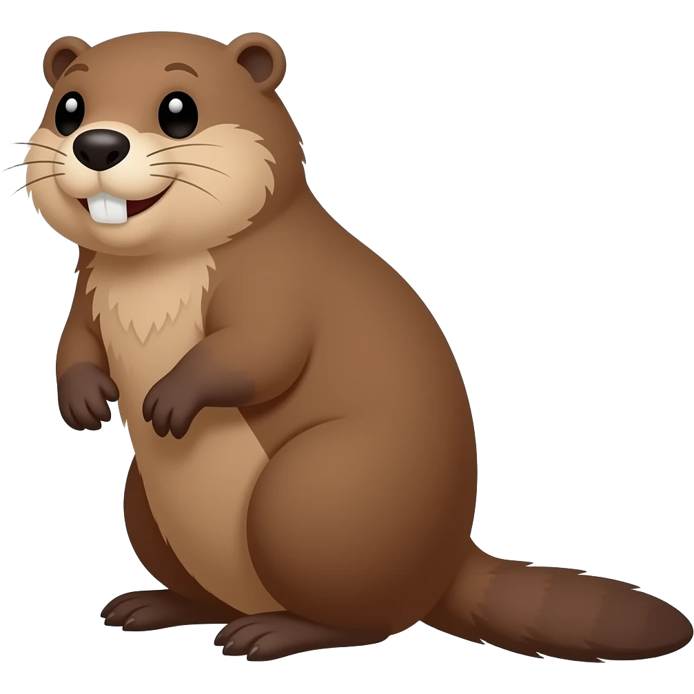 beaver emoji