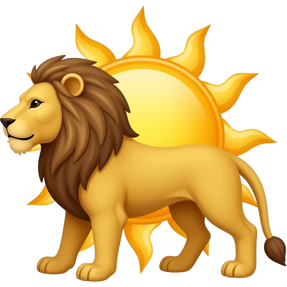 ایموجی پهلوی ایران شیر و خورشید emoji