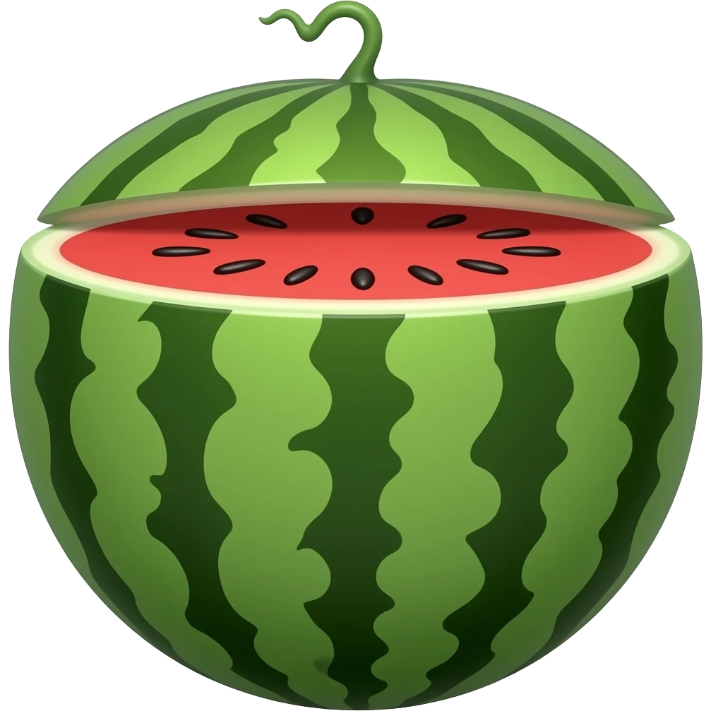 Watermelon fruit emoji