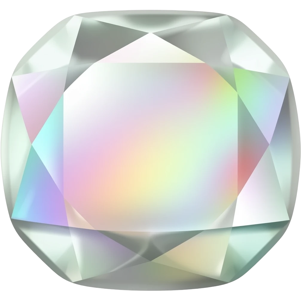 rainbow gradient opal jewel emoji