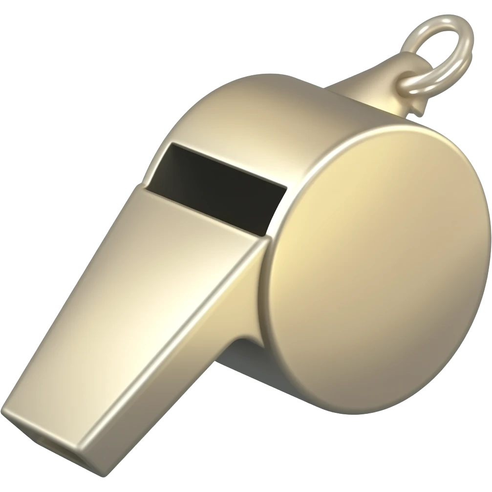 Whistle emoji