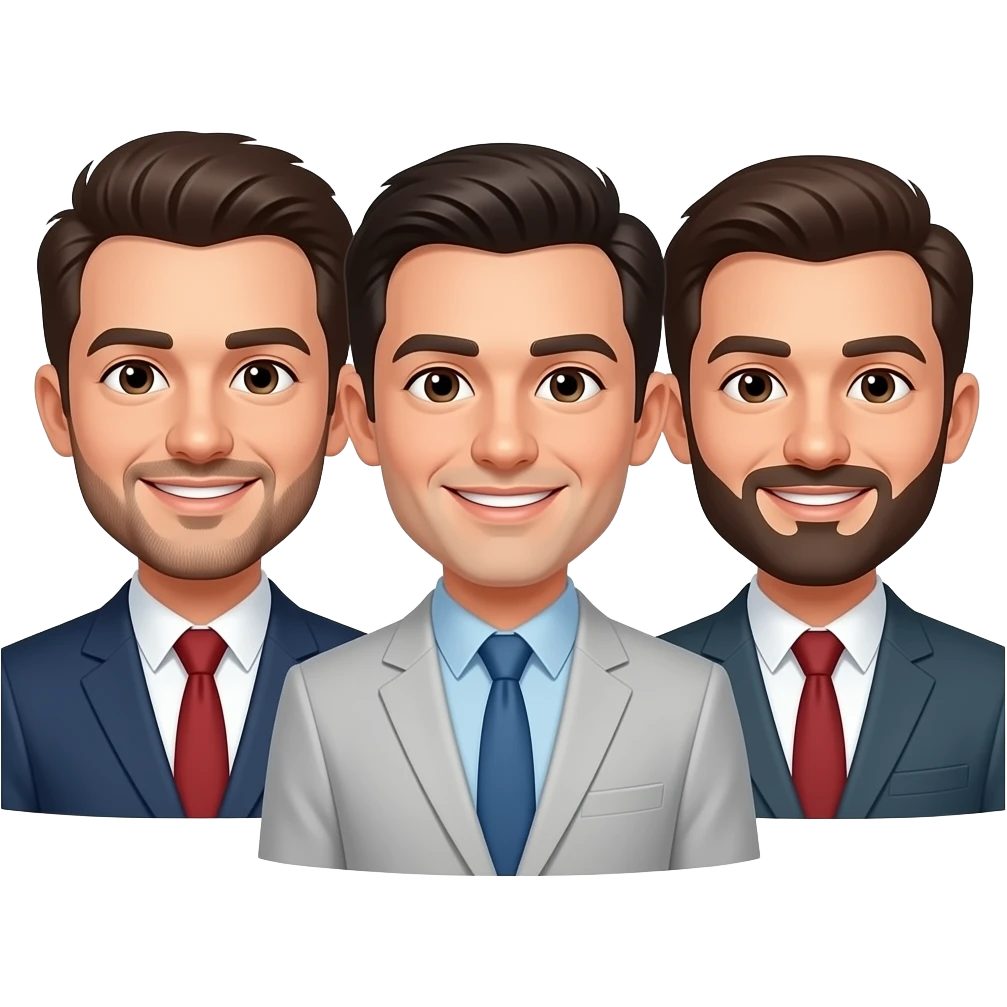 3 funny mans emoji
