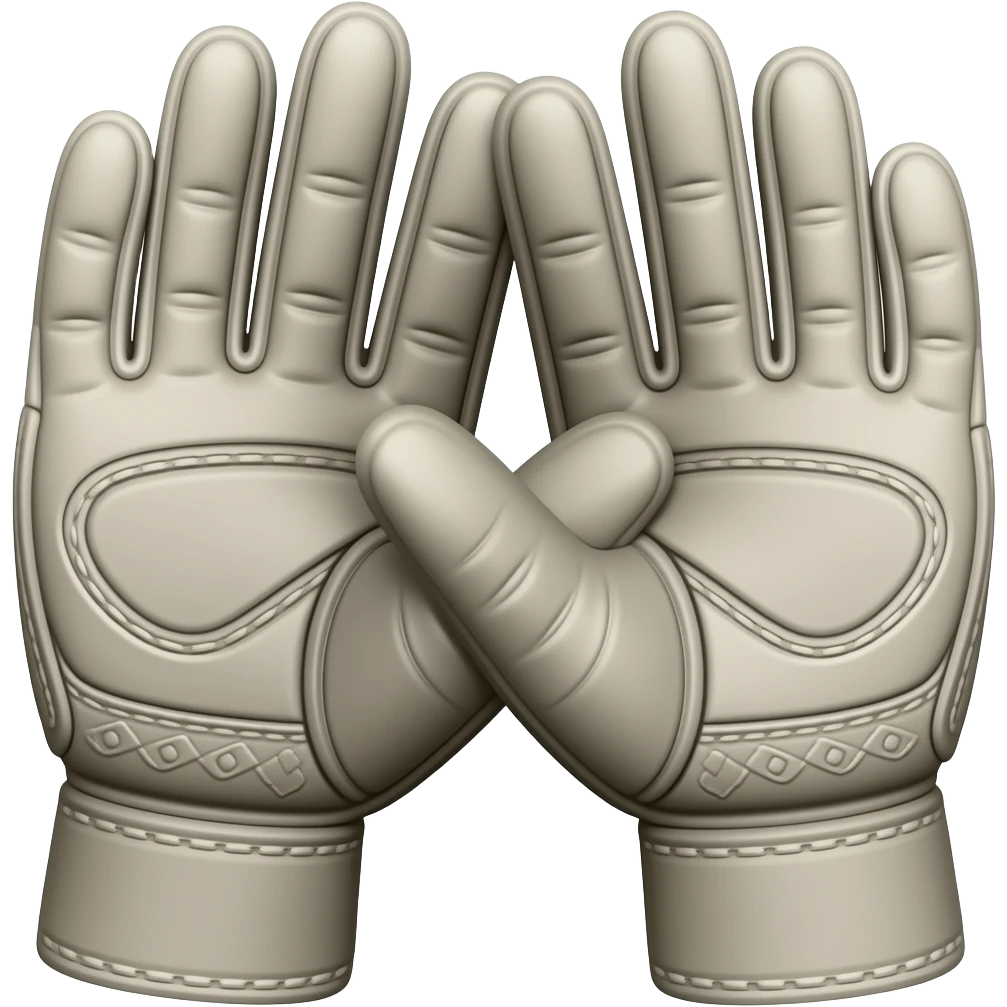 goalkeeper gloves emoji