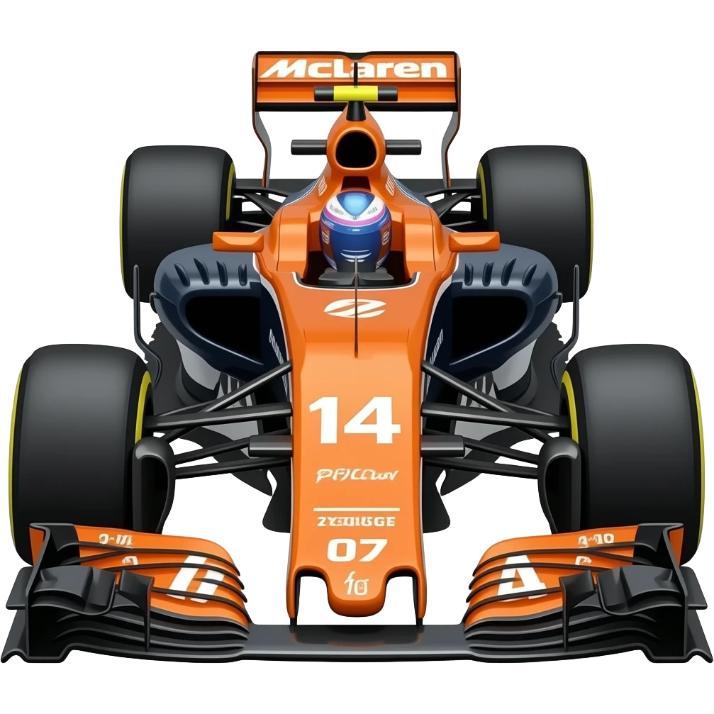mclaren mp4 formula 1,  highly detailed hyper realistic emoji