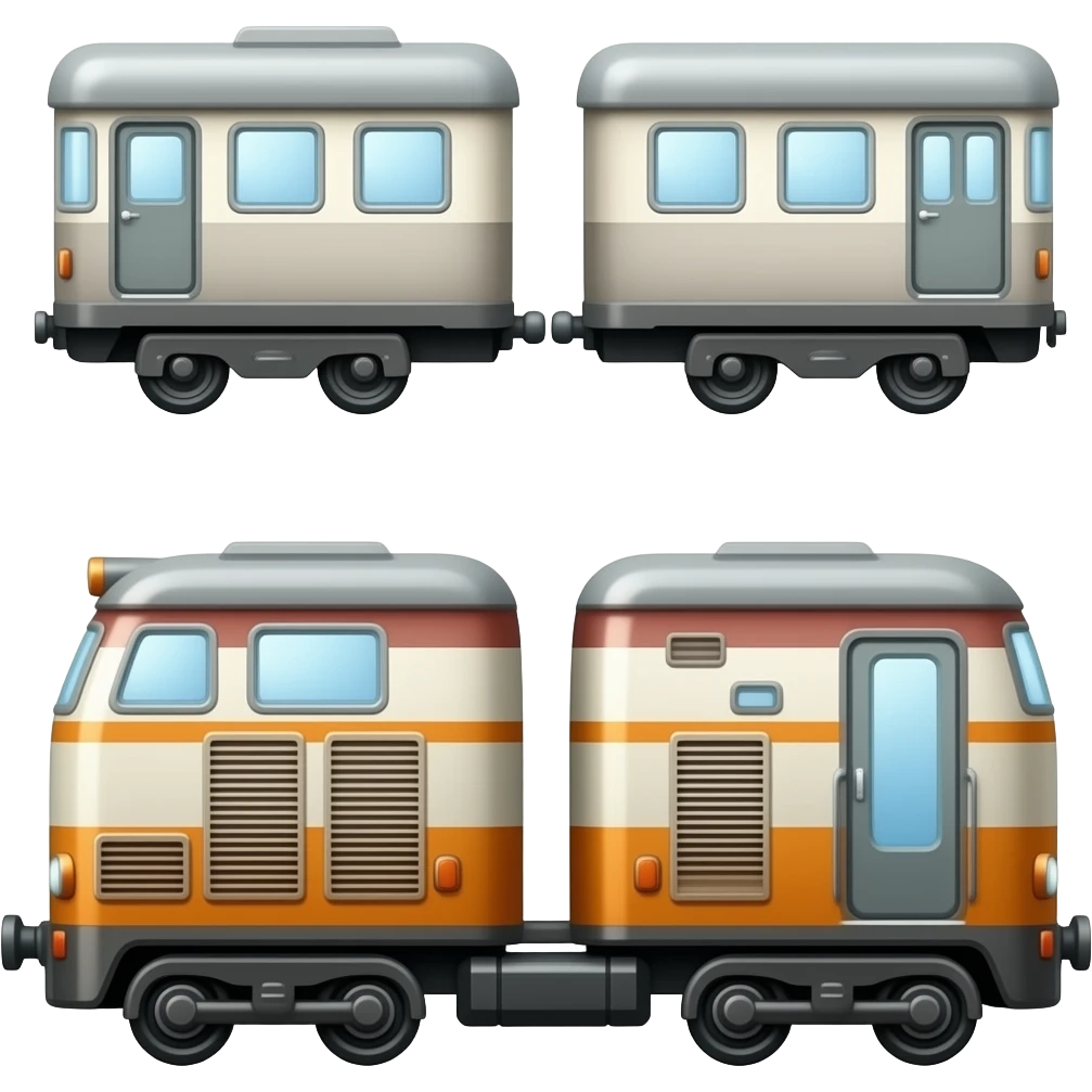 🚂🚃🚃 emoji