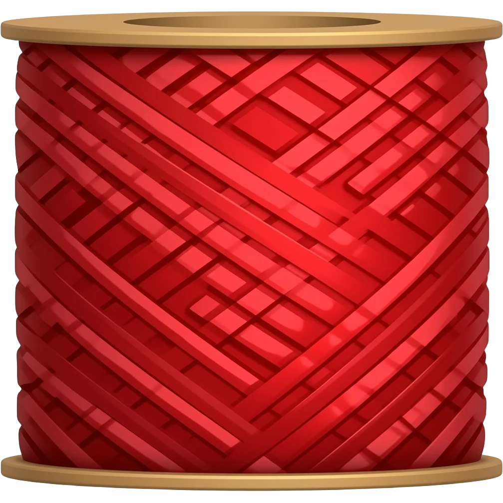 Red thread emoji