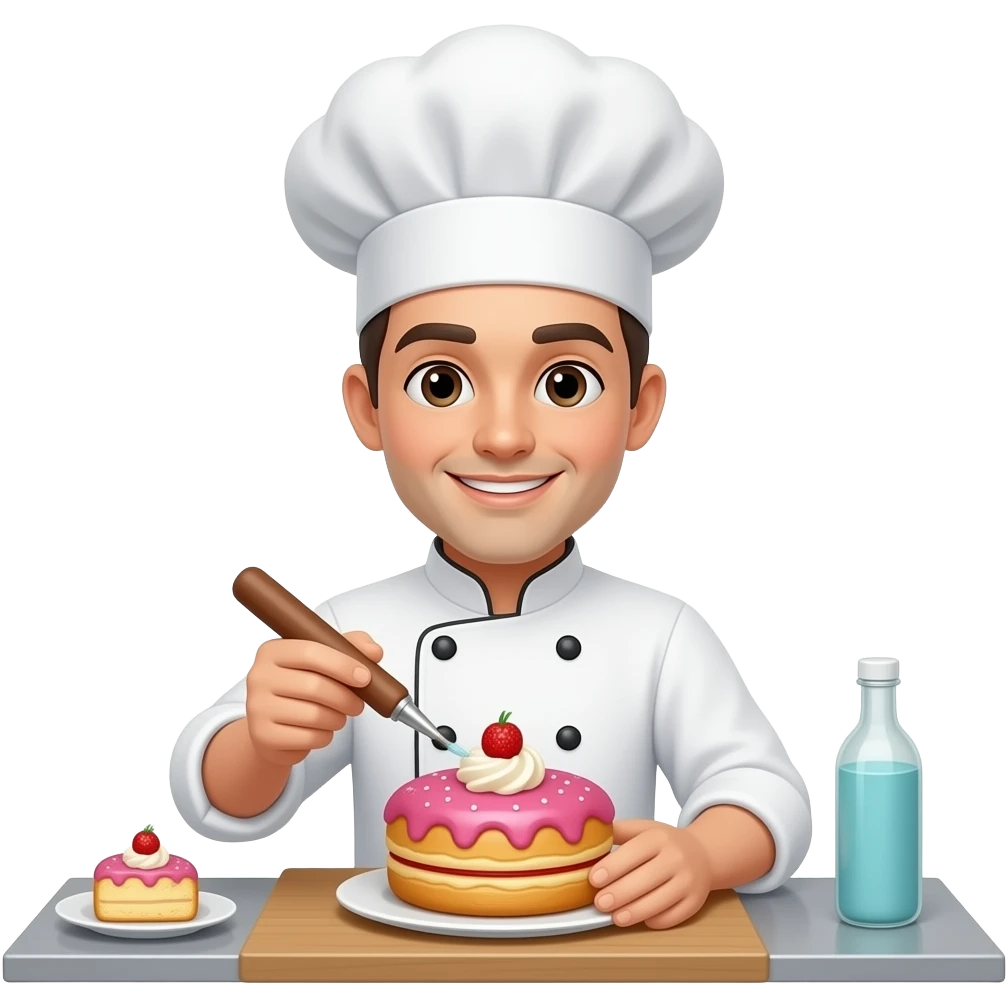 pastry chef and decorator emoji