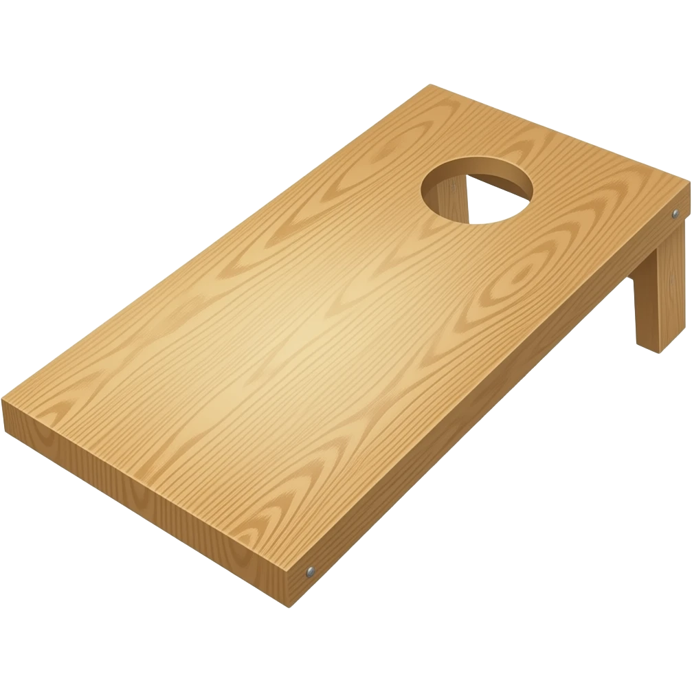 Cornhole emoji