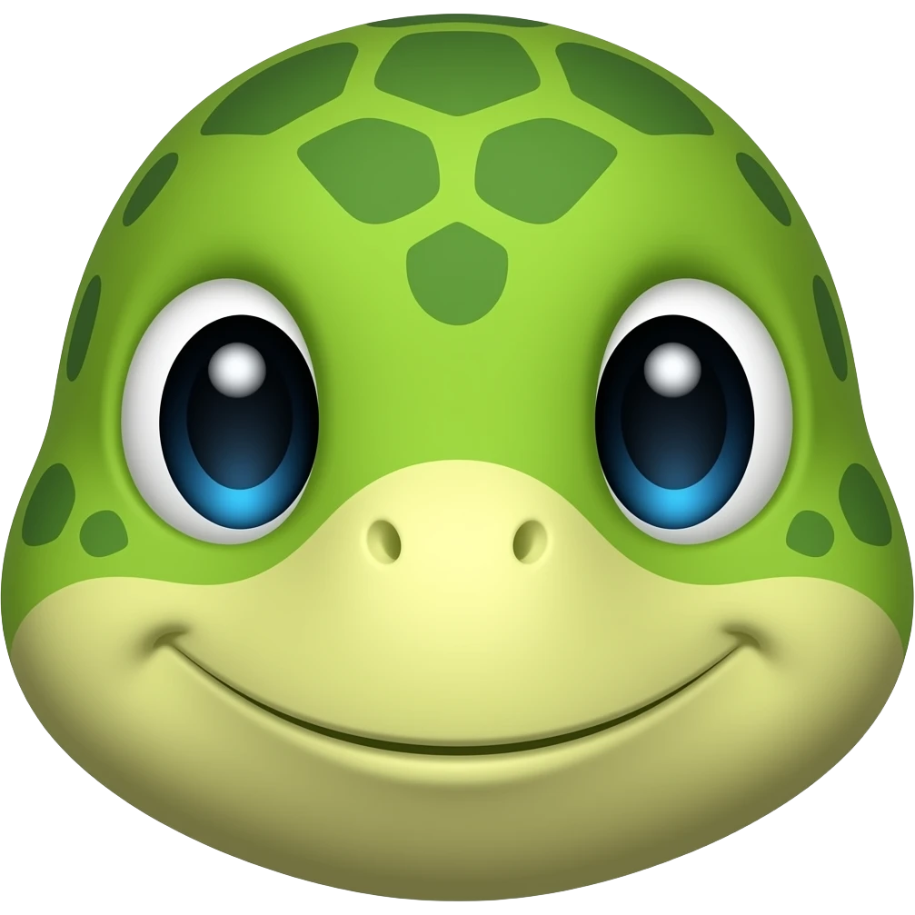 turtle face emoji