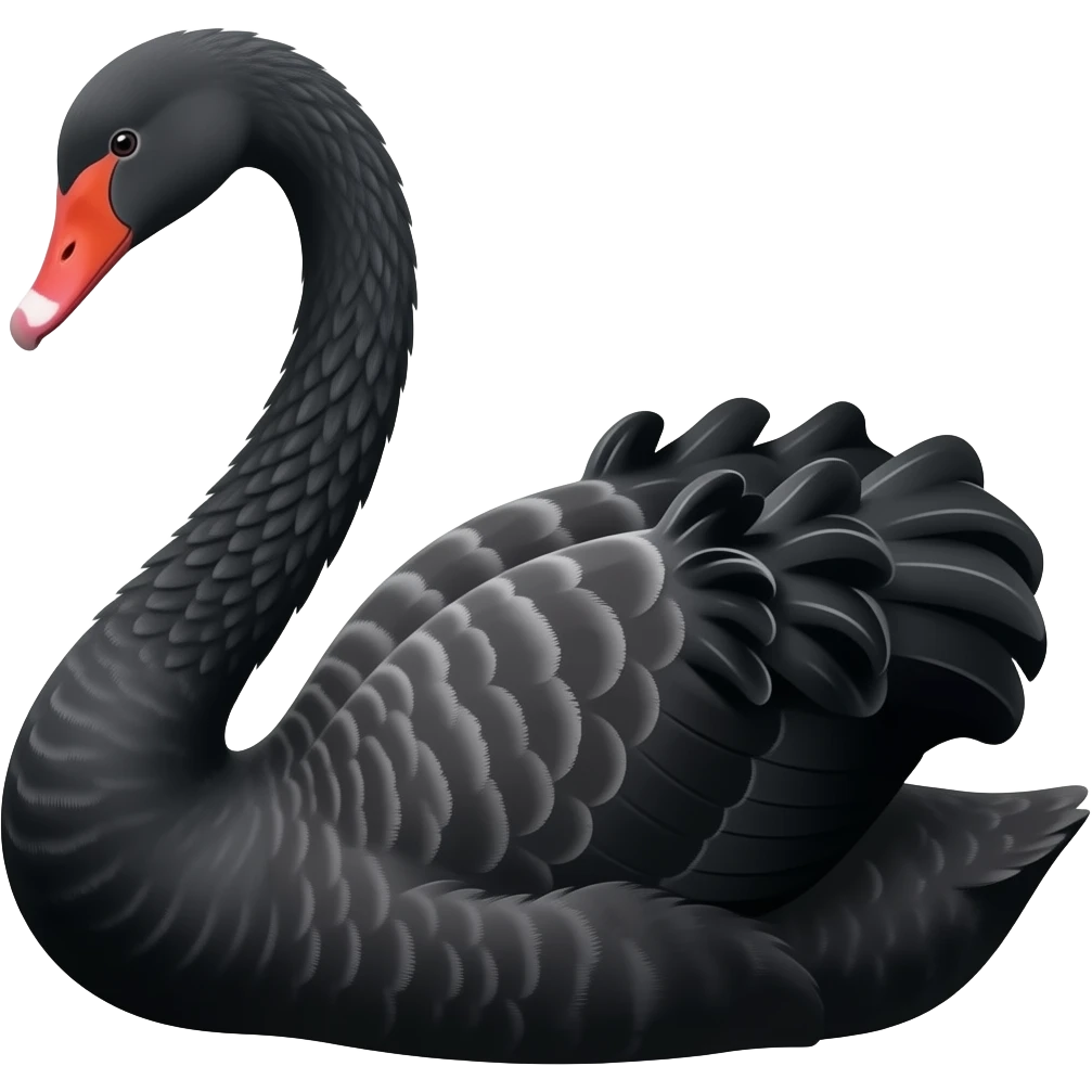 Angsa hitam emoji