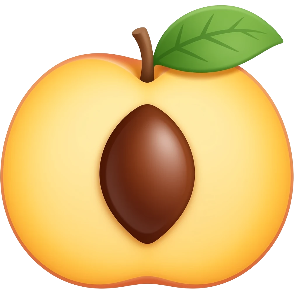 Peach emoji
