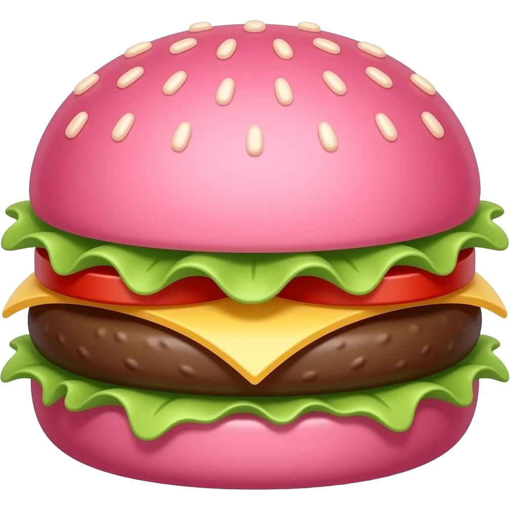 pink hunberger emoji