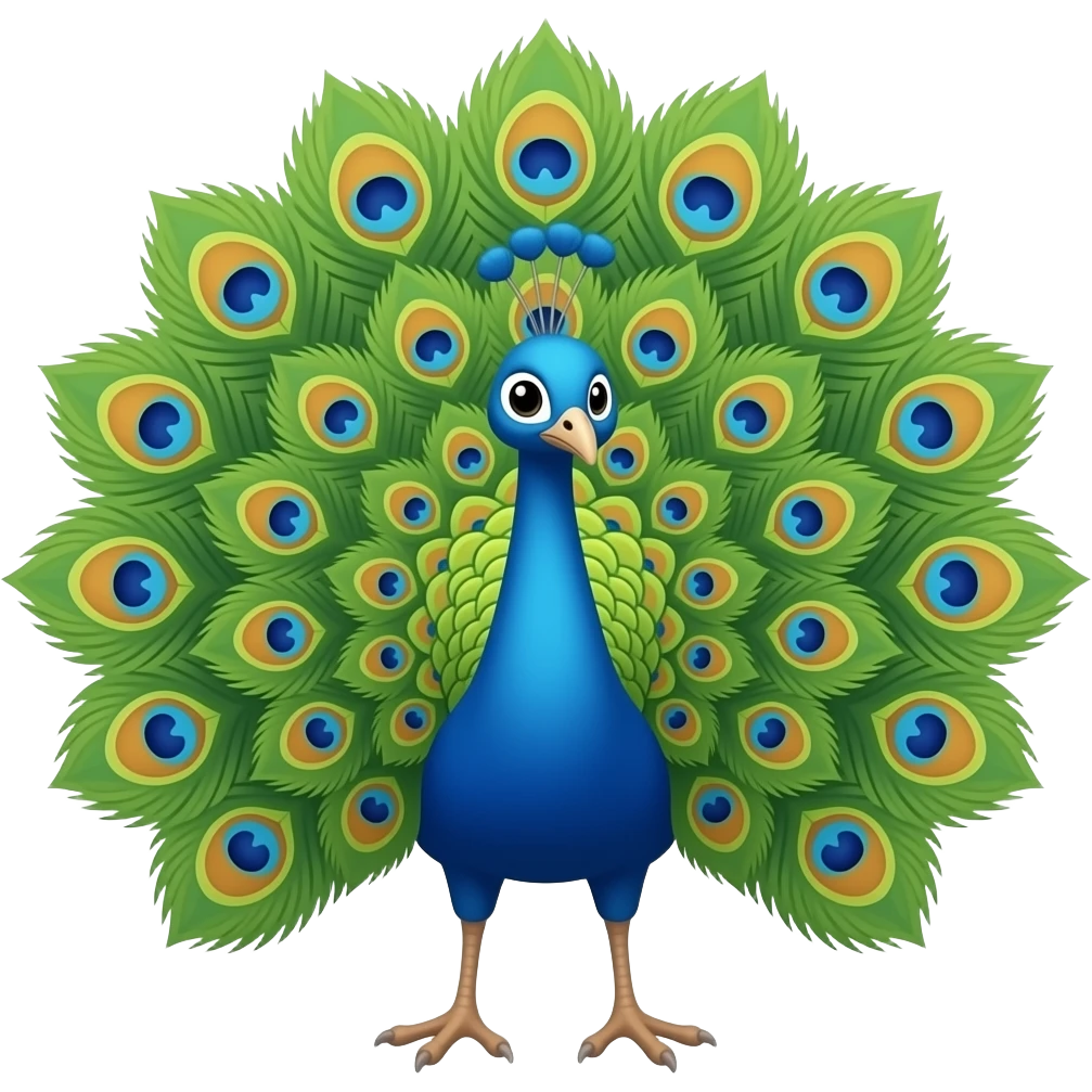 Peacock emoji