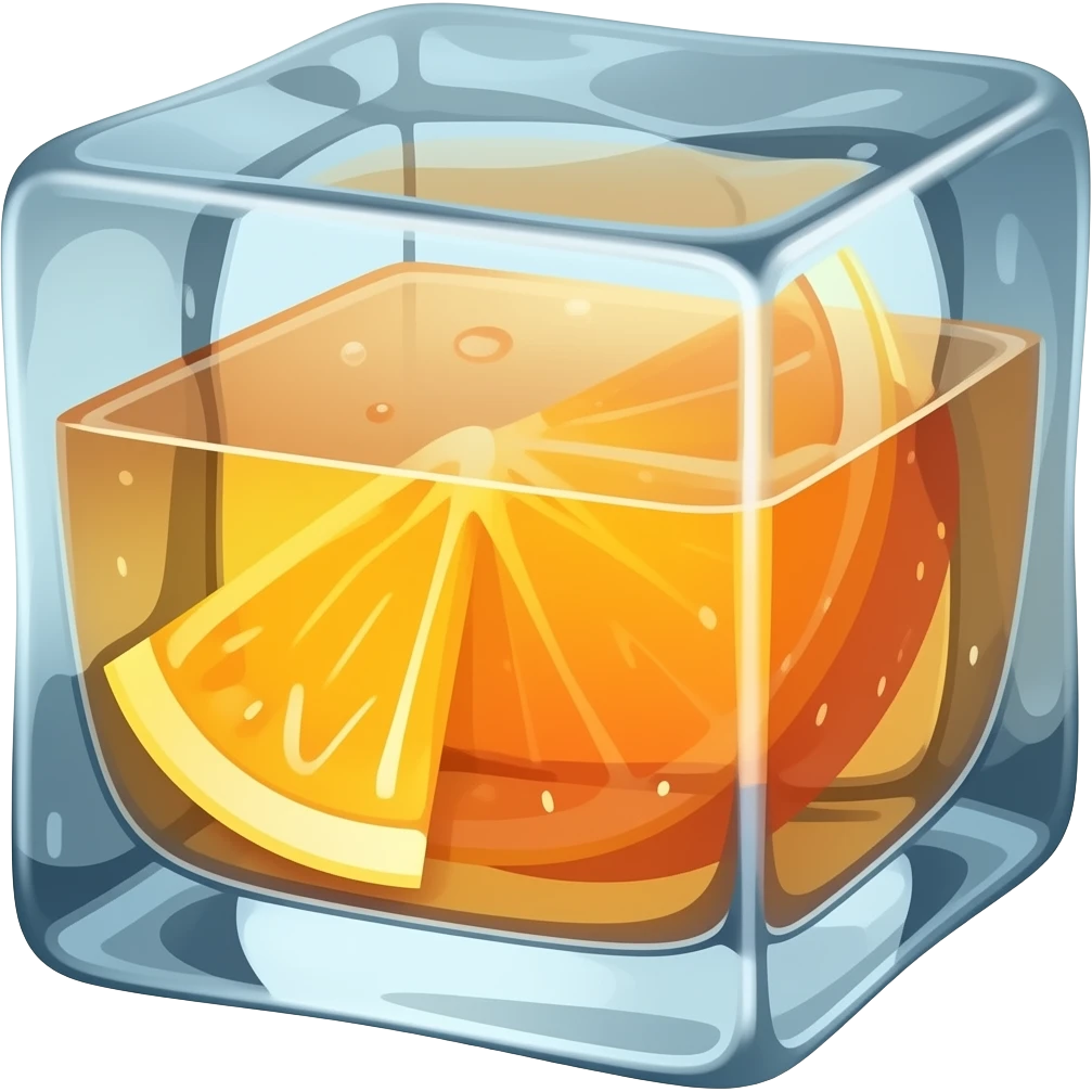 Aperol Eis Kugel emoji