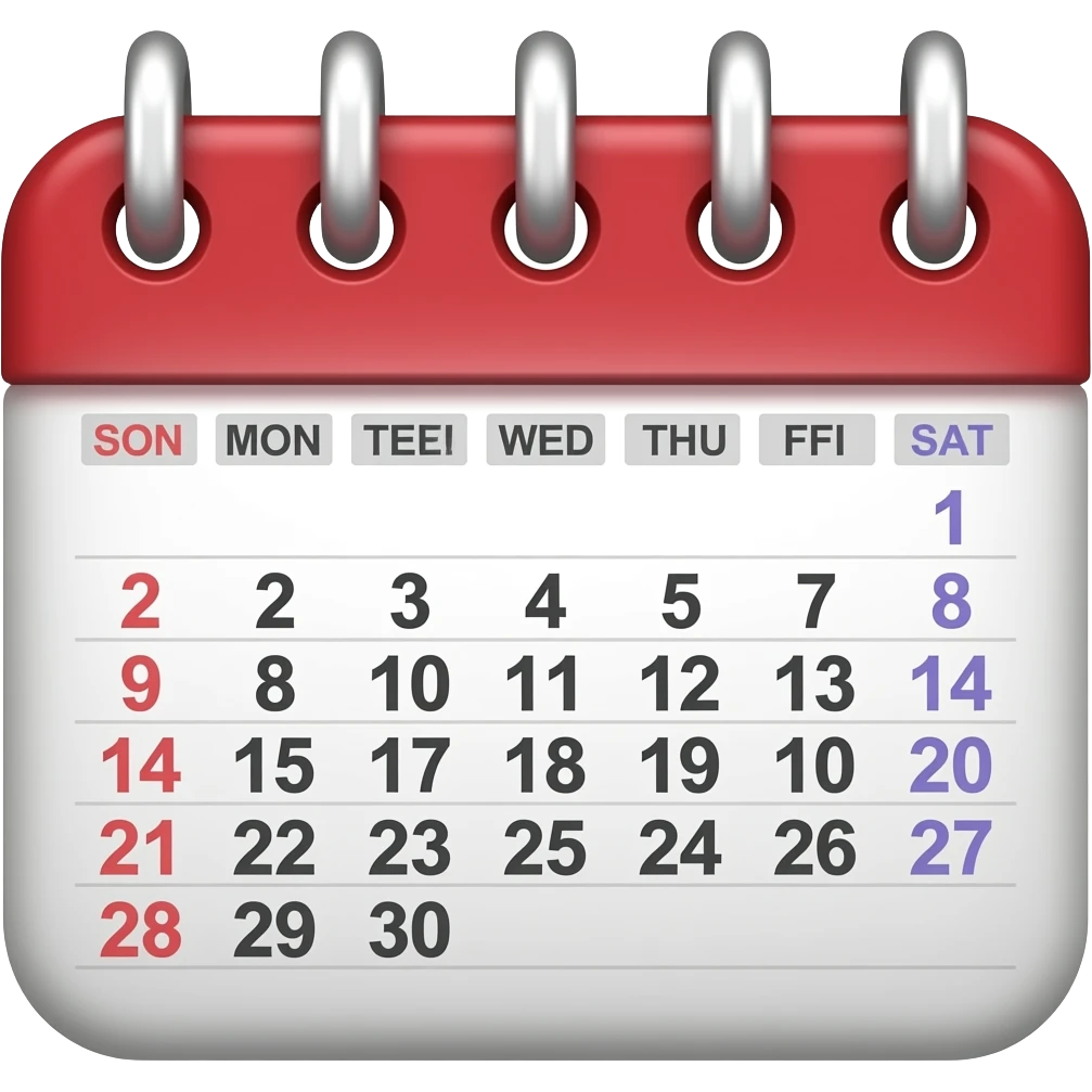 calender emoji