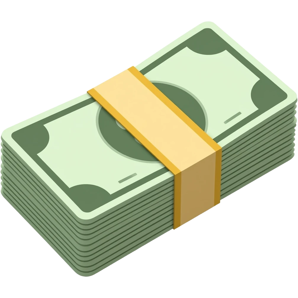 Muchos billetes emoji