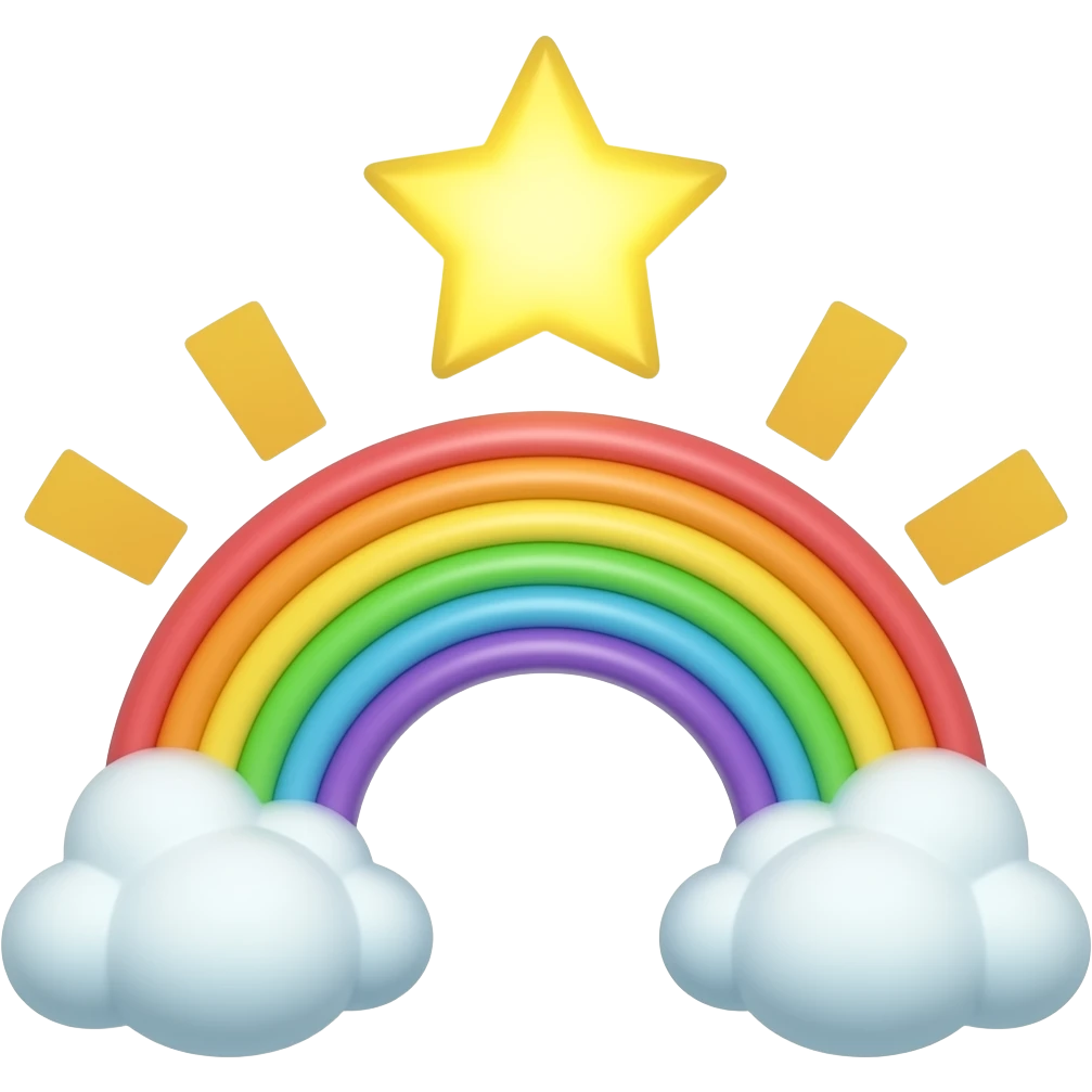 Rainbow emoji